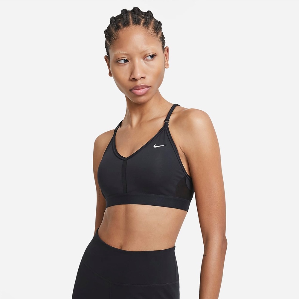 NWT Nike Indy Black Sports Bra Size L